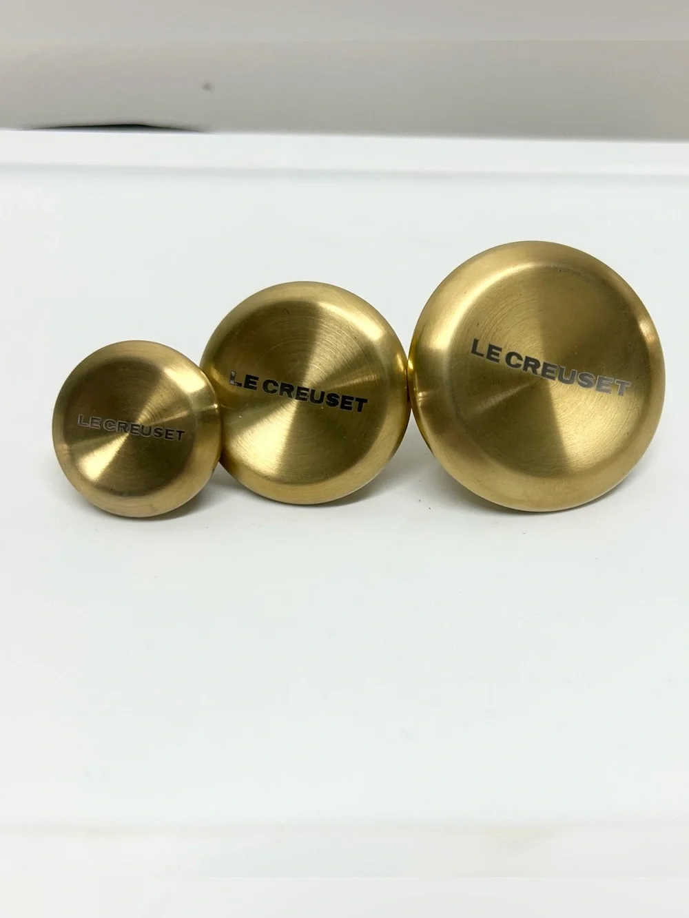 Le Creuset 3 Knob Set Gold (Small, Medium, Large)